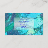 ZEE GLASS Travel Agent Ocean Visitekaartje (Achterkant)