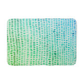 Zee Glass Turquoise Beach Pebble Medium Bath Mat (Voorkant)