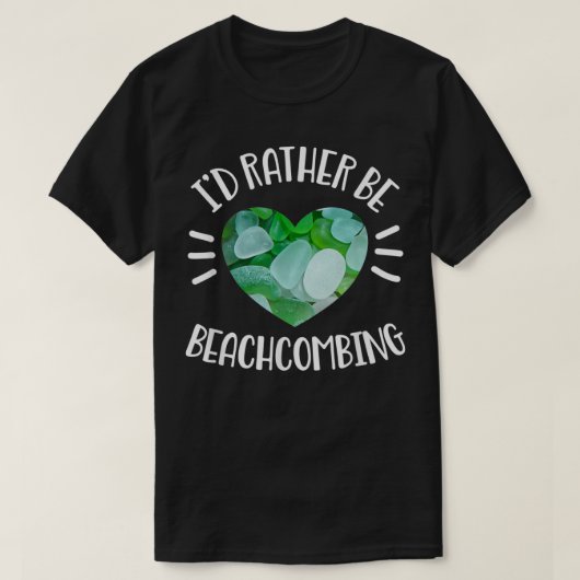 Zee glazen bedekking t-shirt (Design voorkant)