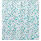 Zee Glazen kustschilderingspatroon Shower Curtain Douchegordijn (Voorkant)