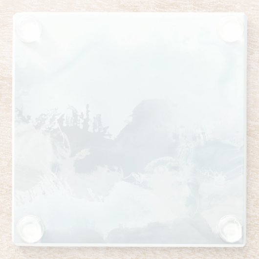 Zee Glazen Onderzetter (Achterkant)