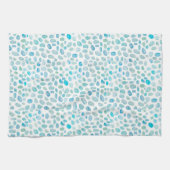 Zee glazen schilderingspatroon keukenhanddoek (Horizontaal)