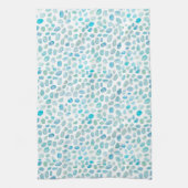 Zee glazen schilderingspatroon keukenhanddoek (Verticaal)