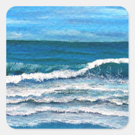 Zee Glory - CricketDiane Ocean Art Vierkante Sticker
