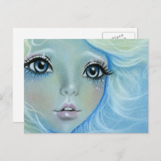 Zee Goddess Briefkaart (Voorkant / Achterkant)