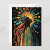 Zee Goddess Briefkaart (Voorkant / Achterkant)