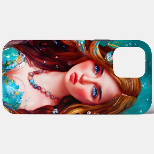 Zee Godin Nymph Siren Zeemeermin Onder Water Art Case-Mate iPhone Case (Achterkant (horizontaal))