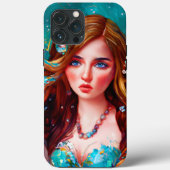Zee Godin Nymph Siren Zeemeermin Onder Water Art Case-Mate iPhone Case (Achterkant)