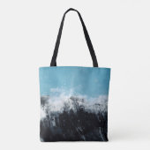 Zee golf. Handgeschilderde illustratie Tote Bag (Achterkant)