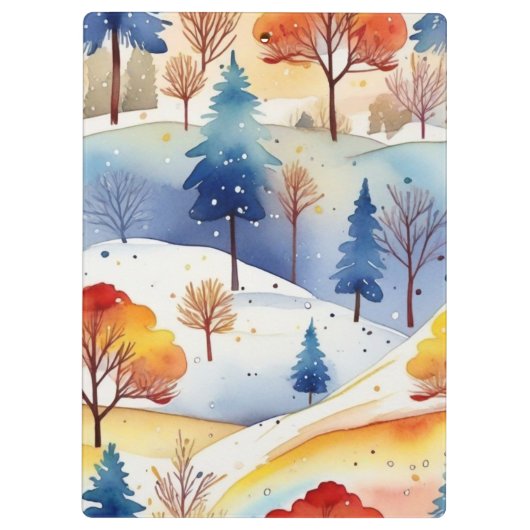 Zee golf Meerkleurig Klembord (Achterkant)