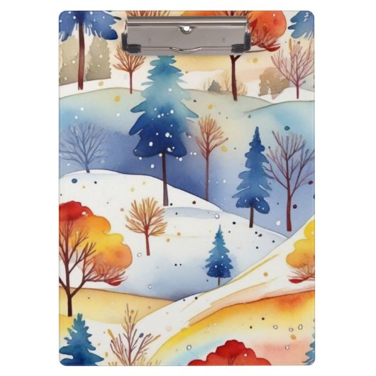 Zee golf Meerkleurig Klembord (Voorkant)