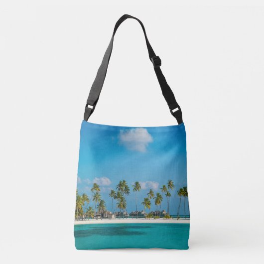 Zee golven crossbody tas (Achterkant)
