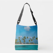 Zee golven crossbody tas (Voorkant)