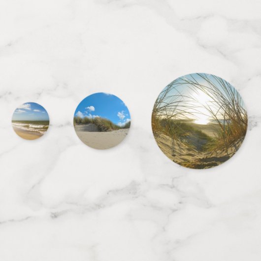 Zee ,golven en duinen - confetti (Voorkanten)