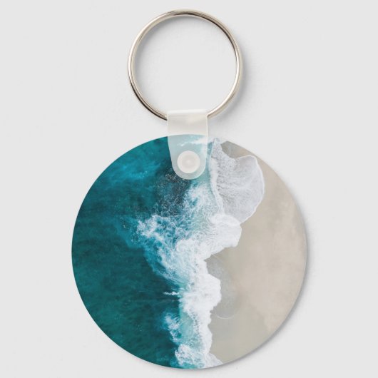 Zee golven - Maldiven kust Sleutelhanger (Voorkant)