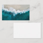 Zee golven - Maldiven Shore Blank Visitekaartje (Voorkant / Achterkant)