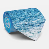 Zee golven op de oceaan, stropdas (Opgerold)