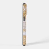 Zee golven op zandstrand, iPhone 15 case (Rechterkant)