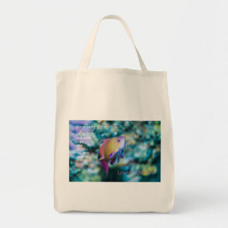 Zee goudie, kleurrijke kleine vis tote bag