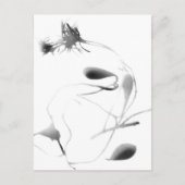 Zee Gourds en Lavender cyanoprint Briefkaart (Voorkant)