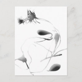 Zee Gourds en Lavender cyanoprint Briefkaart