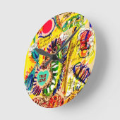 zee Graffiti Ronde Klok (Hoek)