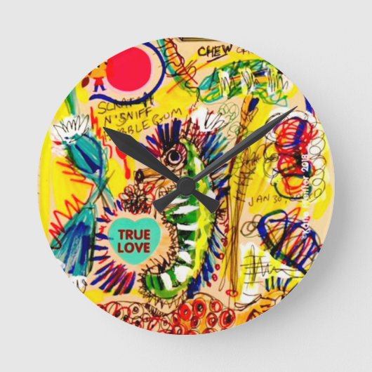 zee Graffiti Ronde Klok (Voorkant)