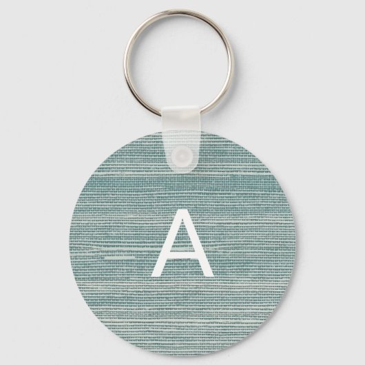 Zee Gras Schilderen Strand Textuur Patroon Sleutelhanger (Voorkant)