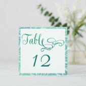 Zee grass Beach Weddenbank Number Kaarten (Staand voorkant)