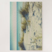 Zee Grass en Sand Dunes op het strand Legpuzzel (Verticaal)