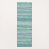Zee Grass Pattern Coastal Yoga Mat (Achterkant)