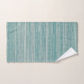 Zee Grass Turquoise Pattern Beach Bath Towel Set Bad Handdoek (Handdoek)