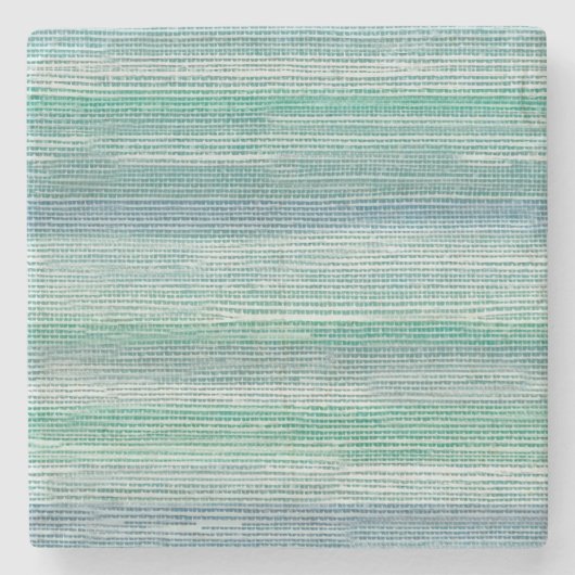 Zee Grass Waterverf Marble Stone Onderzetter (Voorkant)