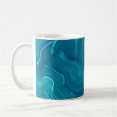 Zee Green Agate Marble Abstraction Koffiemok (Links)