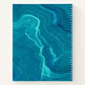 Zee Green Agate Marble Abstraction Notitieboek (Achterkant)