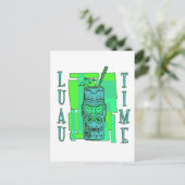 Zee Green & Blue Luau Briefkaart (Staand voorkant)