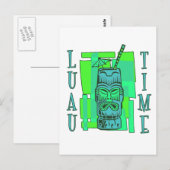 Zee Green & Blue Luau Briefkaart (Voorkant / Achterkant)