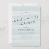 Zee Green Bridesmaids Brunch Invitation Kaart (Voorkant)