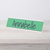 Zee Green Bureau Naambordje (Voorkant)