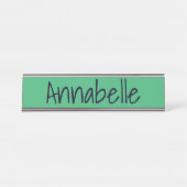 Zee Green Bureau Naambordje (Voorkant)