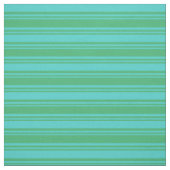 Zee Green en Turquoise Lined Pattern Stof (Swatch)