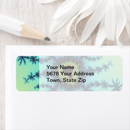 Zee Green Fractal Etiket (Insitu)