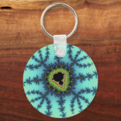 Zee Green Fractal Sleutelhanger (Voorkant)