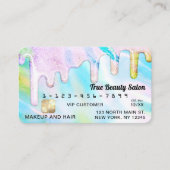 Zee Green Holographic Thick Glitter Drivers Credit Visitekaartje (Voorkant)