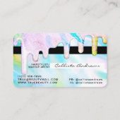 Zee Green Holographic Thick Glitter Drivers Credit Visitekaartje (Achterkant)