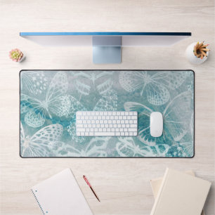 Zee Green Marble Butterflies Bureaumat