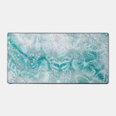 Zee Green Marble Butterflies Bureaumat (Voorkant)