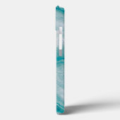 Zee Green Marble Texture Case-Mate iPhone Case (Achterkant / Links)