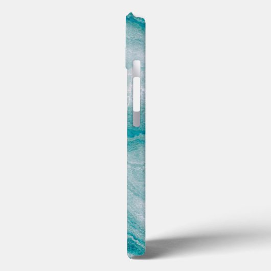 Zee Green Marble Texture Case-Mate iPhone Case (Achterkant / Links)