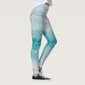 Zee Green Marble Texture Leggings (Rechts)